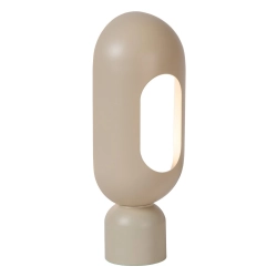 BARRIS Lampa stołowa 1xE27 Taupe 05549/01/41 Lucide - zdjęcie dodatkowe 1